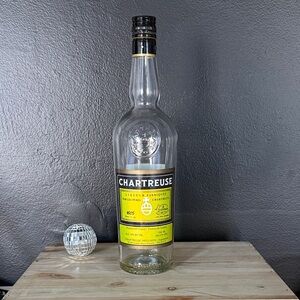 Chartreuse Liqueur Green EMPTY BOTTLE - Rare -
